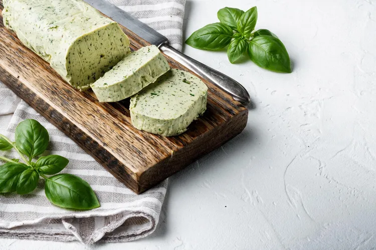 Basil Butter: A Compound Butter for Steaks and Bread