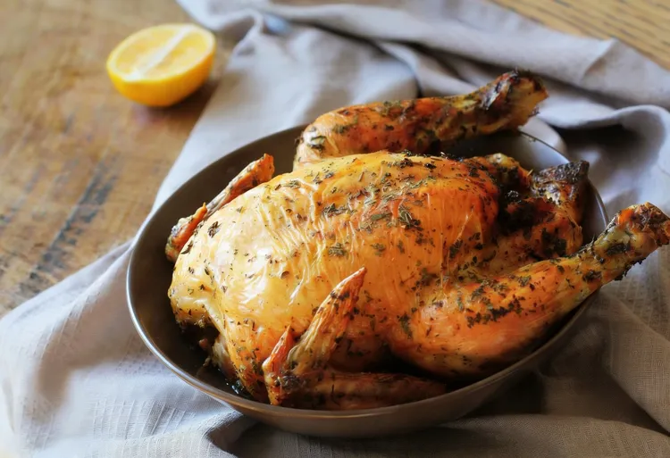 Tarragon Roast Chicken with Lemon and Garlic